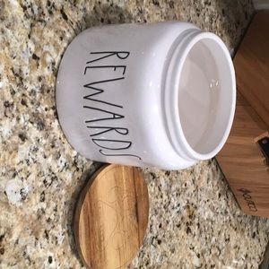 Rae Dunn Dog Treat Canister Used